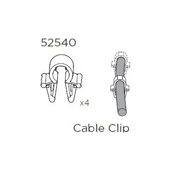Příslušenství ke střešnímu nosiči Držák kabelu Thule 52540 (UNI)