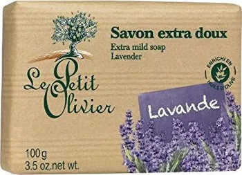 Mýdlo Le Petit Olivier Extra jemné přírodní mýdlo Levandule 100 g