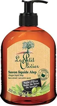 Mýdlo Le Petit Olivier Aleppo Přírodní tekuté mýdlo s olivovým a vavřínovým olejem 300 ml