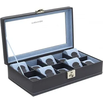 Box na hodinky Friedrich Lederwaren Carbon 32048-5