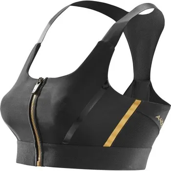 Podprsenka Podprsenka SKINS A400 GOLD Womens Speed Crop - Black/Gold (dámská kompresní podprsenka SKINS) S