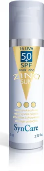 Přípravek na opalování SynCare Zinci Sun SPF50+ opalovací krém 75 ml