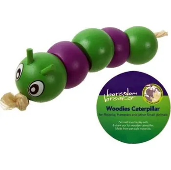 BOREDOM BREAKER Hračka pro hlodavce Woodies Caterpillar