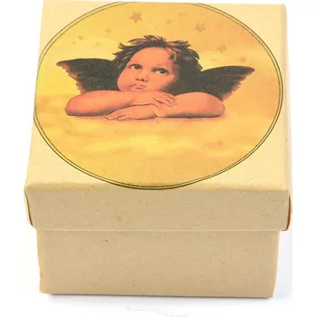 Dárková krabička Dárková krabička andělíček 5 x 5cm - na prstýnek, náušnice