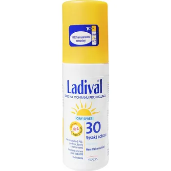 Přípravek na opalování Ladival spray ochrana proti slunci SPF 30 150 ml