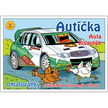omalovánky MFP Autíčka A5 omalovánky 