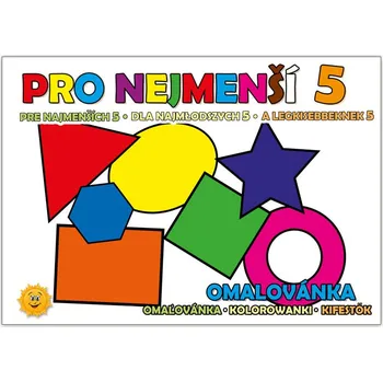 omalovánky MFP Pro nejmenší 5 Tvary A5 omalovánky 