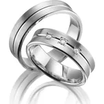 Stříbrné snubní prsteny SI-04