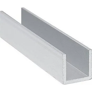 Stavební profil Profil hliníkový U Domax PC - 12x12x2.0mm/1m PC5