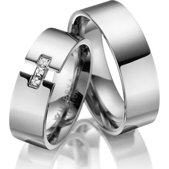 Prsten Titanové snubní prsteny TI-07