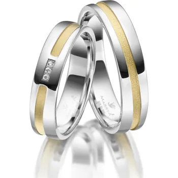 Prsten Snubní prsteny ze stříbra SI-21