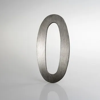 Domovní číslo popisné Nerez LUCIDA - číslo "0"