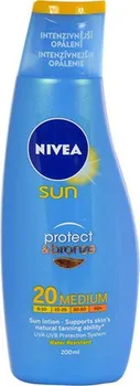 Přípravek na opalování Nivea Sun Protect & Bronze Sun Lotion SPF 20 200 ml