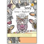 Sovy - Omalovánky antistresové