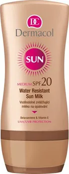 Přípravek na opalování Dermacol Sun Water Resistant Sun Milk SPF 20 200 ml