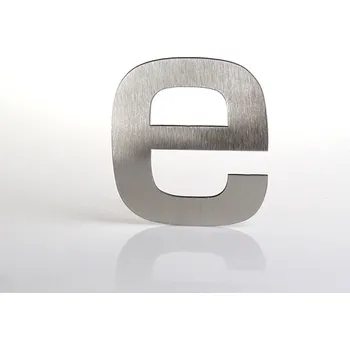 Domovní číslo popisné Nerez EUROMODE písmeno "e"