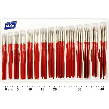 Umělecký štětec MFP štětce kulaté 256A set 144 ks