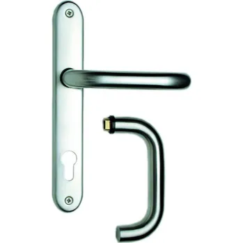 Rostex Soledo štítové dveřní kování - WC 90mm Nerez mat