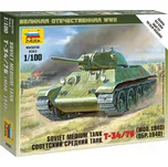 Zvezda Soviet Medium Tank T-34/76 1:100