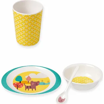 Jídelní set Mini Labo Dětský jídelní set - Cat