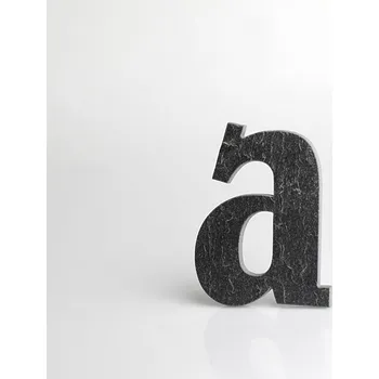 Domovní cedule Domovní číslo popisné Břidlice BELWE - písmeno "a"