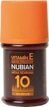 Přípravek na opalování Nubian Olej na opalovaní SPF 10 60 ml