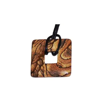 Přívěsek Jaspis obrázkový - donut 4 cm