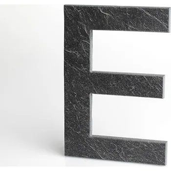 Domovní cedule Domovní číslo popisné Břidlice EUROMODE - písmeno "E"