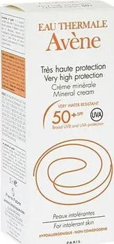 Přípravek na opalování Avéne Creme minerale SPF 50+ 50 ml