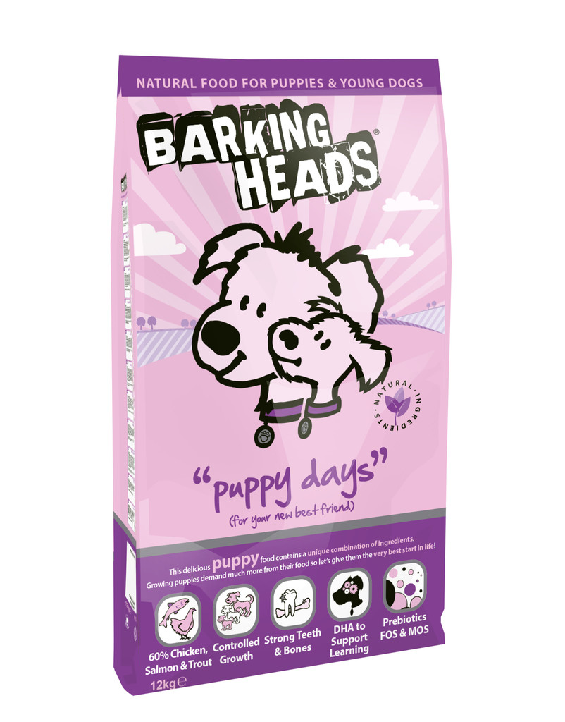 barking heads puppy days 18kg