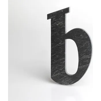 Domovní cedule Domovní číslo popisné Břidlice BELWE - písmeno "b"
