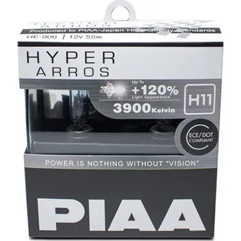 Autožárovka PIAA Hyper Arros 12V 55W H11 3900K