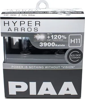 Autožárovka PIAA Hyper Arros 12V 55W H11 3900K