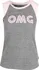 Dámské tričko VANS Carefree Muscle R Grey Heather-Pi