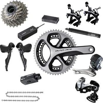 Sada komponentů pro jízdní kolo Shimano Dura-Ace Di2 9070 50-34, 11-23, 172,5 mm