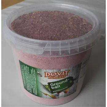 Návnadová surovina Dovit kyblík Mix 2 kg červený kapr (kyblík Mix červený k)