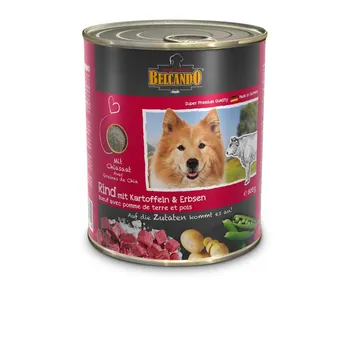 Belcando konzerva 800 g, hovězí s brambory a hráškem