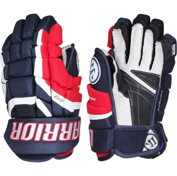Warrior QR3 hokejové rukavice modré, 13"