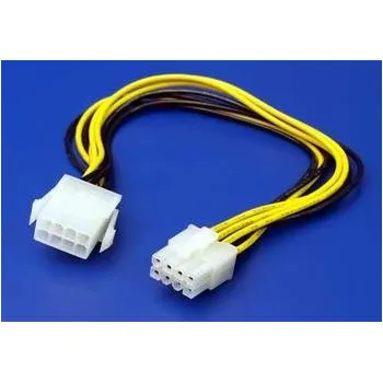 Napájecí kabel OEM P4 (8pinů) napájecí prodlužovací kabel 20cm, prodlužovací, P4, 20cm, P4 8 pinů (M), P4 8pinů (F)