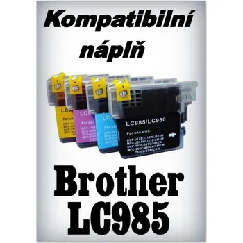 Náplň do tiskárny Brother LC985M - magenta - kompatibilní