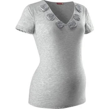 cyklistický dres Šedý těhotenský top s aplikací 2XL/3XL