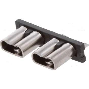 Elektrická zásuvka KEYSTONE Pouzdro pro řadu UNIVAL -50÷145C 30A UL94V-0 Kontakty: mosaz