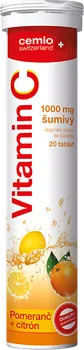 Cemio Vitamin C 1000 mg citron + pomeranč šumivé tbl. 20