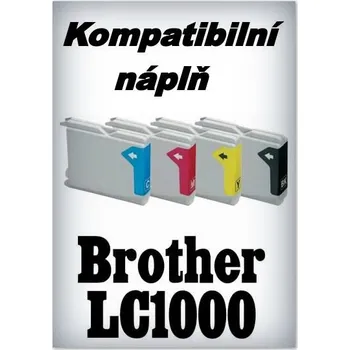 Náplň do tiskárny Brother LC1000M - magenta - kompatibilní