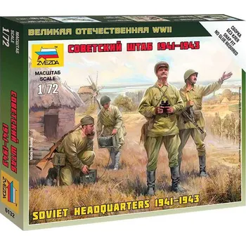 Plastikový model Zvezda 6132 soviet HQ 1:72