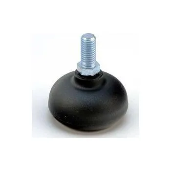 Nábytkové kování Nábytkový kluzák typu KB + závit M10x20mm, průměr 50 mm, černý