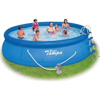 Marimex Tampa 4,57 x 1,22 m + kartušová filtrace, schůdky, plachta, podložka Bazén Marimex Tampa 4,57 x 1,22 m + kartušová filtrace, schůdky, plachta, podložka