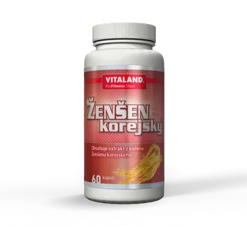 Přírodní produkt Vitaland Ženšen korejský 60 tbl.