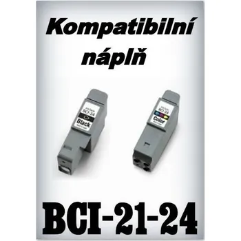 Náplň do tiskárny Canon BCI-21BK (BCI-24BK) - black - kompatibilní