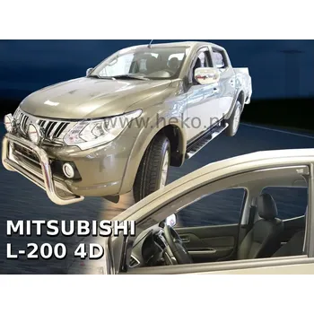 Plexi ofuk oken HEKO Ofuky oken - Mitsubishi L 200 Double Cab 4D r.v. 2015, přední